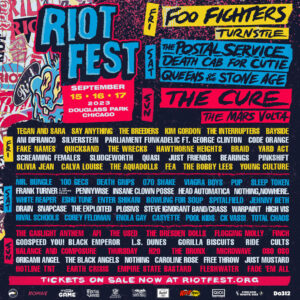 Riot Fest event poster