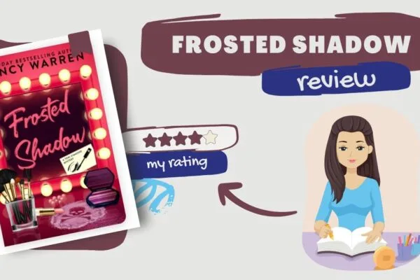 book review blog banner for frosted shadow