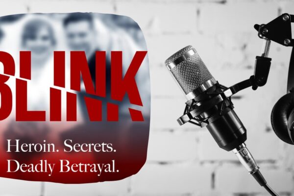 podcast blog banner with microphone featuring blink thumbnail artwork