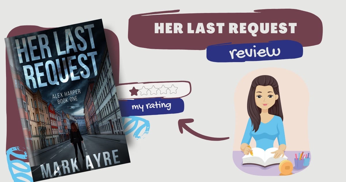 Book review banner for Her Last Request