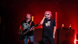 This redhead is feeling out of the loop Sammy Hagar on stage
