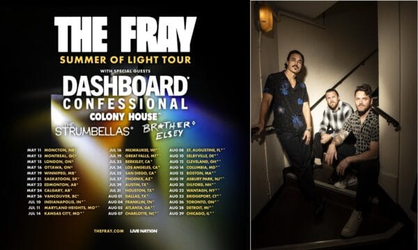 The Fray Summer of Light Tour poster