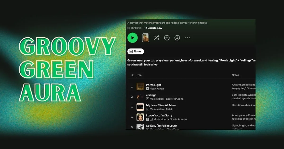 groovy green aura