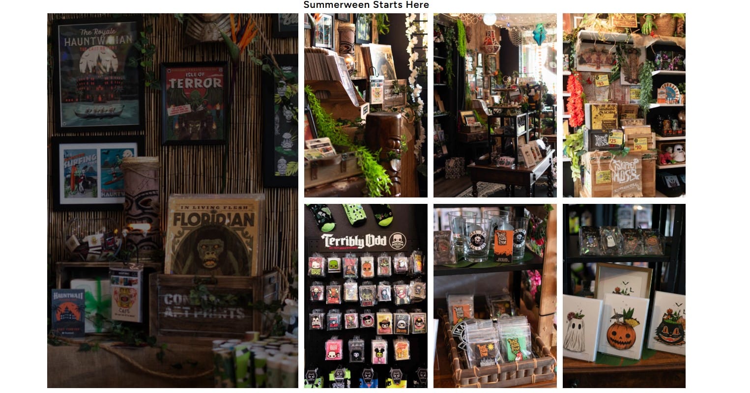 Spooky Cat Press Summerween Promo Collage