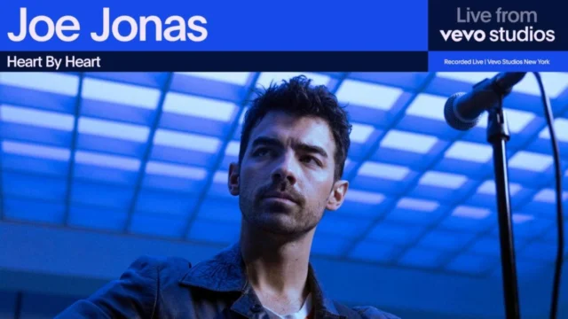 One camera. One take. ALL the feels. 💙💛@JoeJonas is serving soul, style, and serious vocals in his live Vevo Studios performance of Heart By Heart💔 Watch it now and read more about it — link in bio!#HeartByHeart #JoeJonas #VevoStudios #NewMusic #SoloJoe #MoodForLove